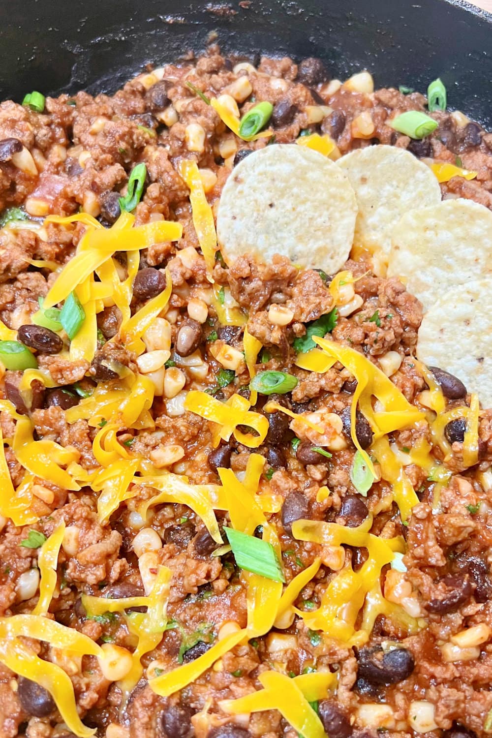 Southwest Sloppy Joe Dip ready to be enjoyed. 