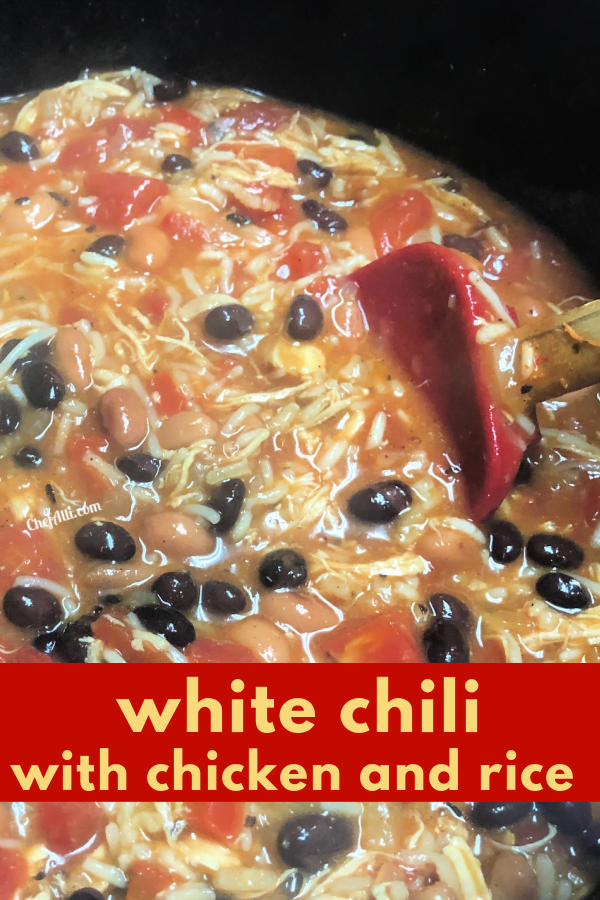 You'll want to be an extra big pot of White Chicken Chili!