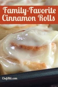 One Hour Cinnamon Rolls - Chef Alli