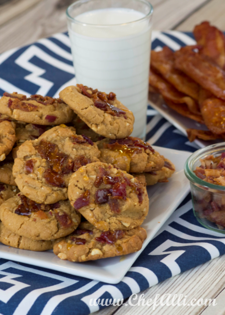 Peanut Butter Bacon Cookies Are The BEST! | Chef Alli