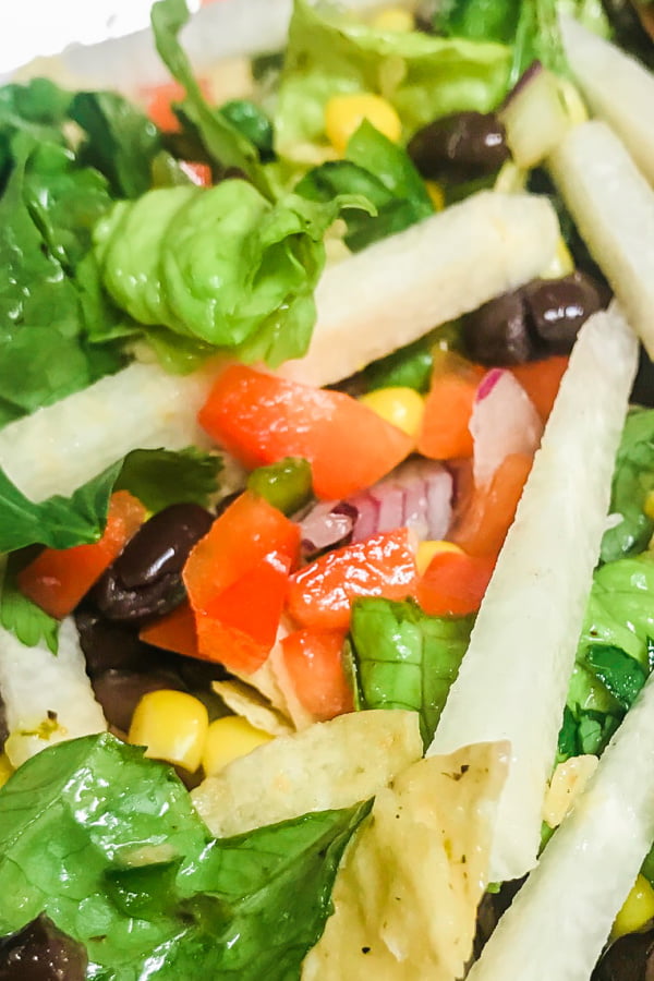 Mexican Chopped Salad with Cilantro-Honey-Lime Vinaigrette –