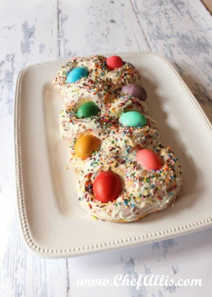 Braided Easter Egg Bread makes a special Easter treat.