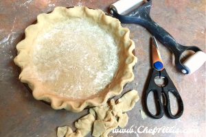 A tender, flaky pie crust is a must for any good pie.