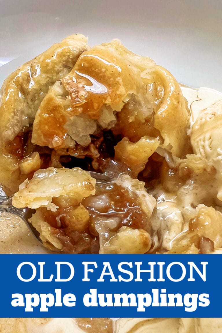 Old Fashioned Apple Dumplings with Warm Cinnamon Sauce - Chef Alli