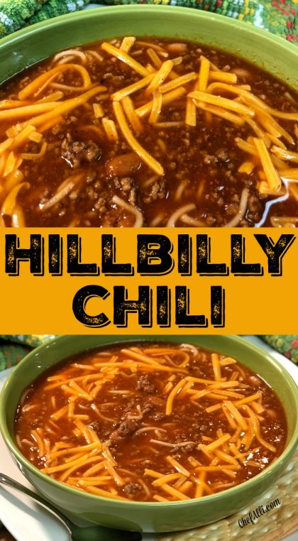 Hillbilly Chili with Cinnamon Rolls Will Warm You Up! - ChefAlli.com