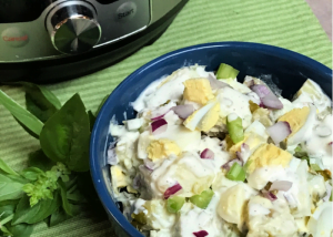 Instant Pot potato salad in just 4 minutes!