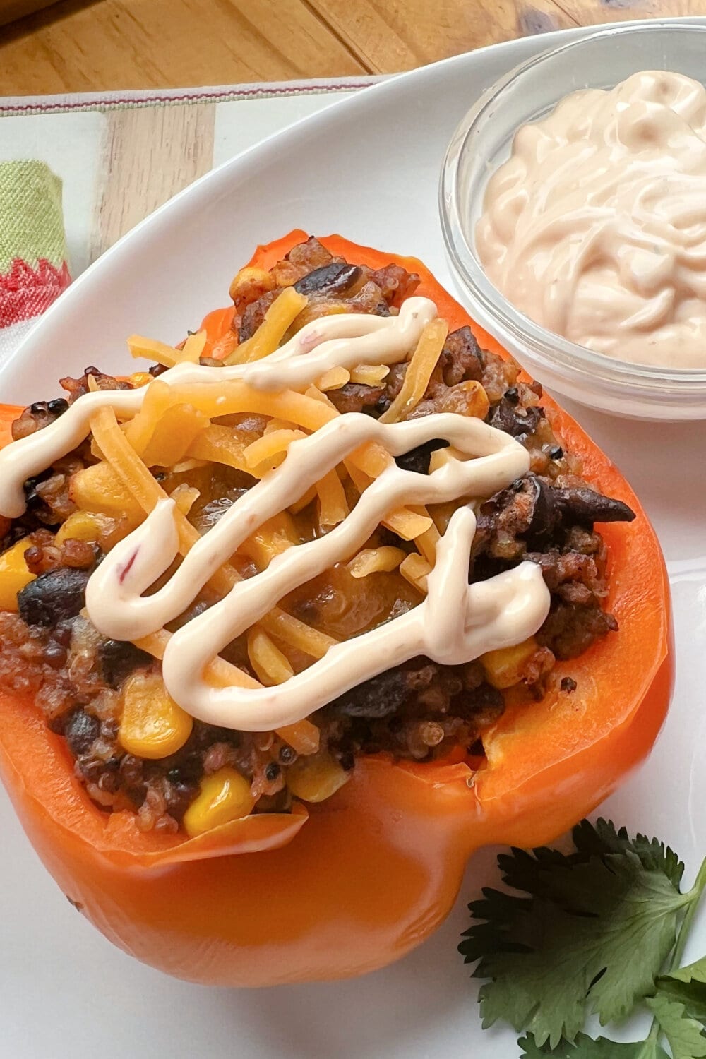 Taco Meat Loaded Bell Peppers {Low Carb} - Chef Alli