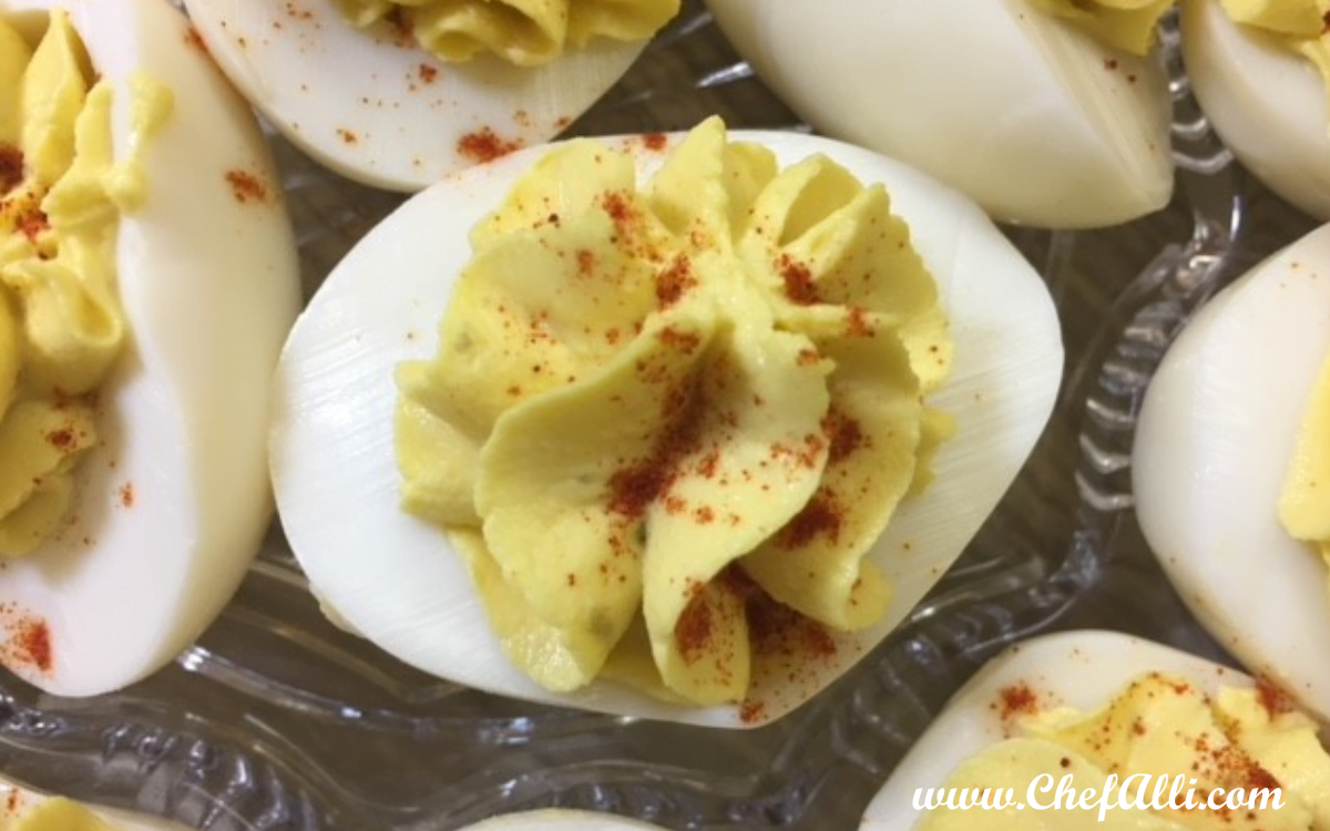 Sara Jane's Spicy Deviled Eggs