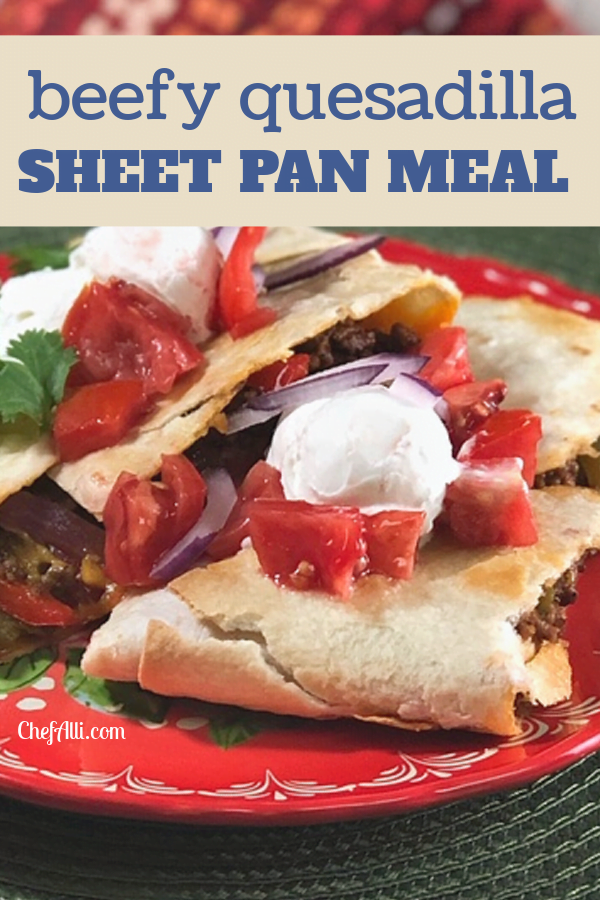 Customize your Sheet Pan Quesadillas with your favorite toppings.