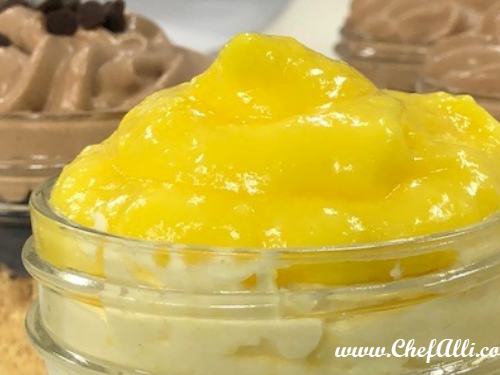 No-Bake Lemon Cheesecake Dessert Jars