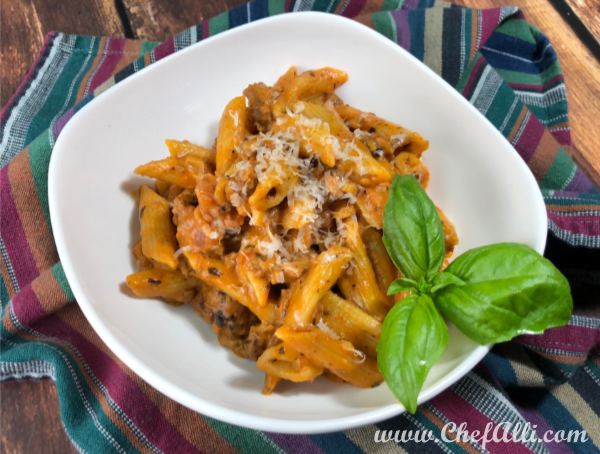 This Instant Pot 5-Minute Italian Pasta is Oh So Fast! - Chef Alli