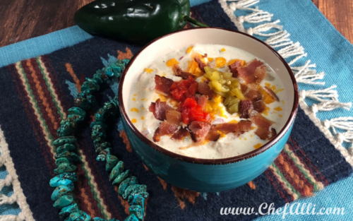 Hearty Low-Carb Chicken Bacon Ranch Soup