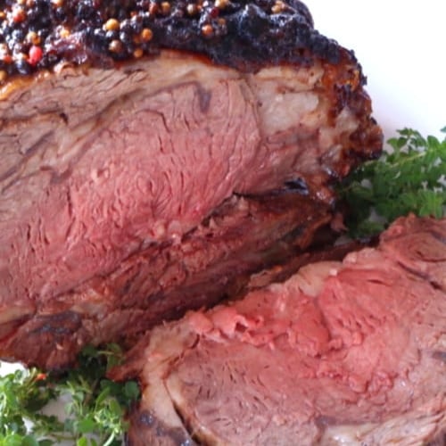 Standing Rib Roast - No peeking method