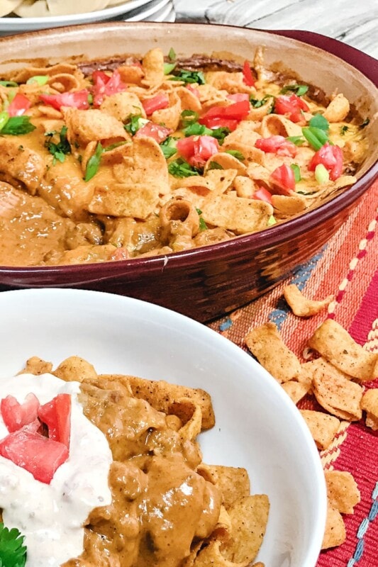 Chili Cheese Tamale Dip