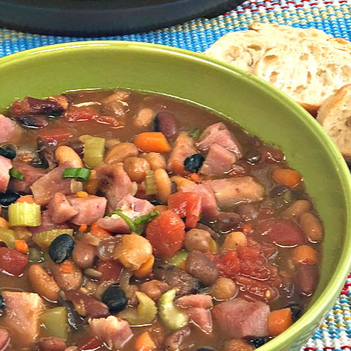 Instant Pot Ham and Bean Soup