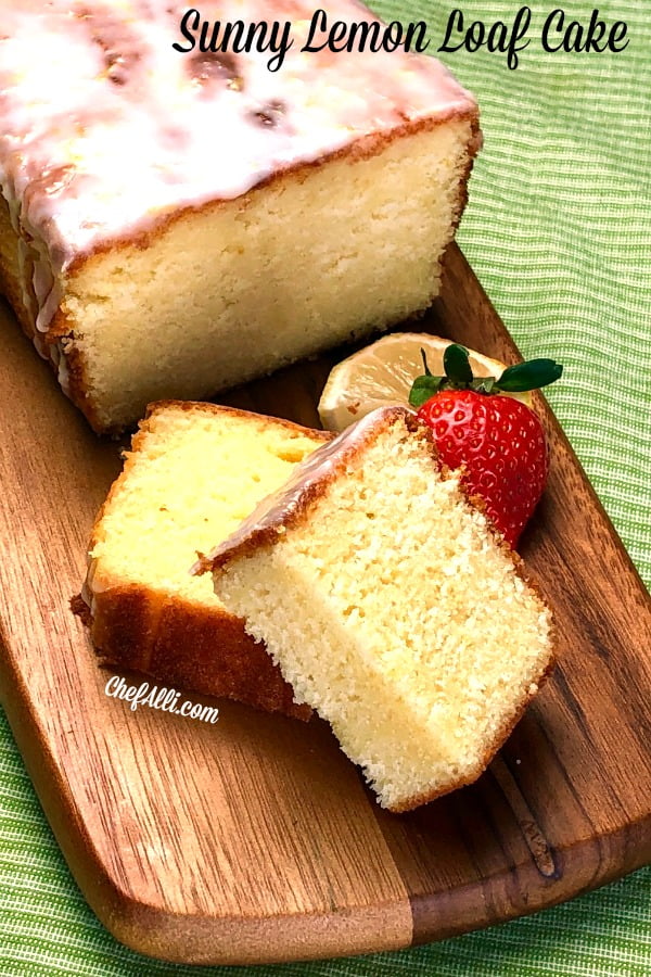 Attention all lemon lovers!  You've gotta try this Sunny Lemon Loaf Cake recipe. It's super moist, melts in your mouth, and is bursting with tangy flavor.