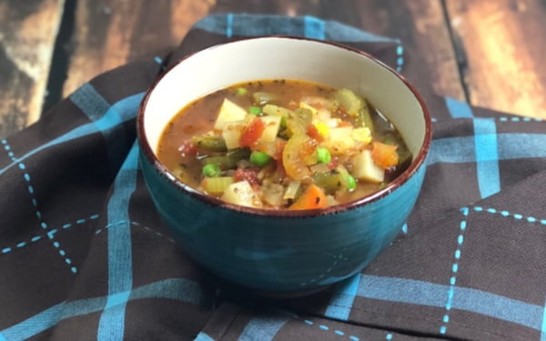 Speedy Instant Pot Vegetable Beef Soup