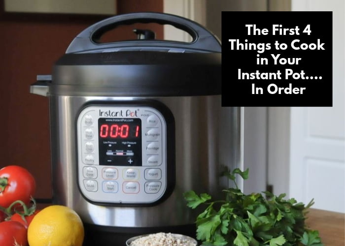 instant pot with vegetables