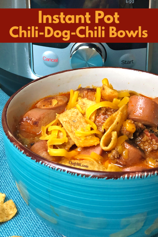 Instant Pot ChiliDogChili Bowls