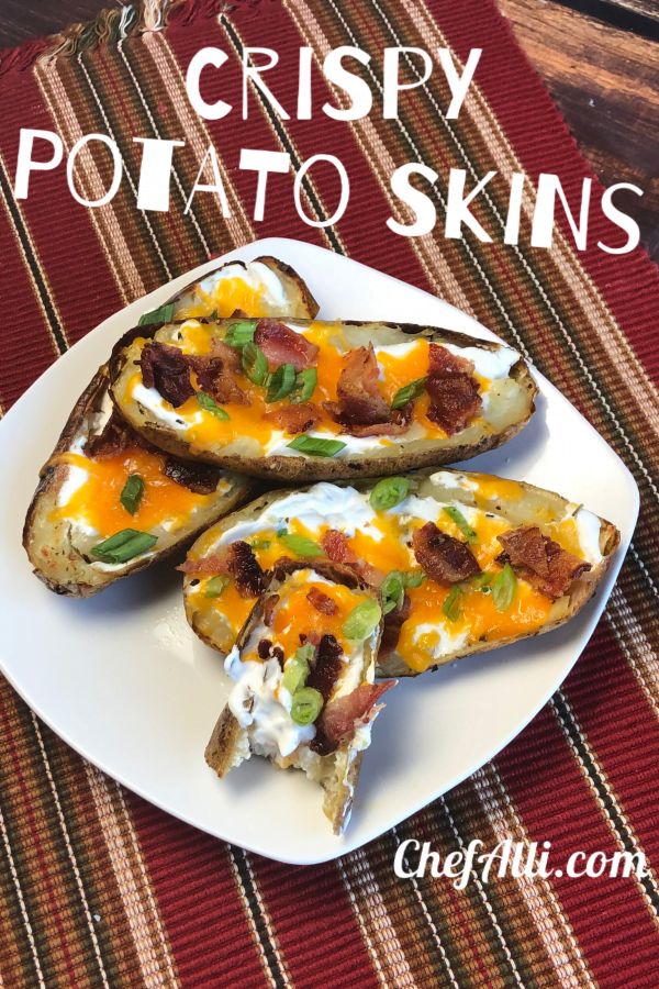 If you're looking for the perfect party appetizer, guess what??  You've just located it! Everybody seems to love these little boats of heavenly goodness - crispy skins, cheddar cheese, bacon, scallions and sour cream.