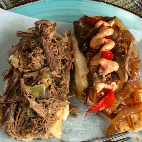 Please tell me you're in the mood for a seriously yummy shredded beef sub sandwich! Then tell me you've either got an Instant Pot (electric pressure cooker) or a slow cooker and I'll be over the moon!