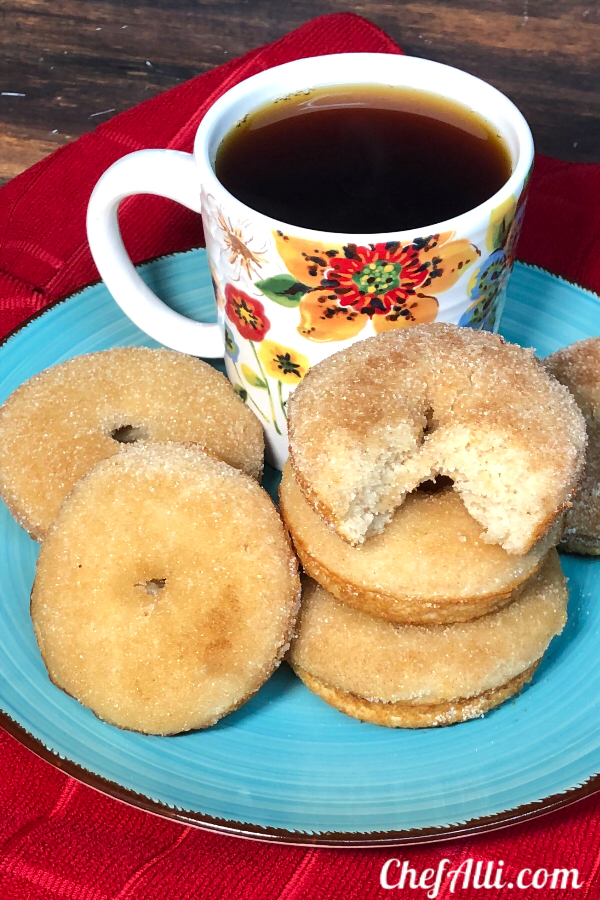 My sons adore these donuts. I love how they make the whole house smell like a bakery! And don't think you can east just ONE. :)