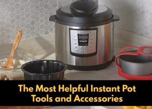 Instant pot on cupboard