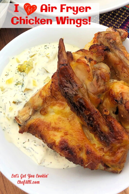 Low Carb Air Fryer Dill Pickle Wings