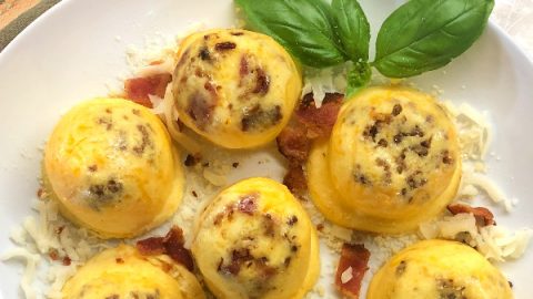 Low-Carb Bacon & Cheddar Sous Vide Egg Bites (Instant Pot) — The Skinny Fork