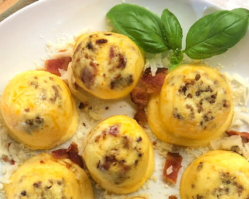 Grab your Instant Pot and get your day started off right with these Cheesy-Bacon Egg Bites. I love egg bites for a few good reasons - they're a great grab-and-go breakfast or snack, they're low carb, AND you can make them in mere MINUTES in your trusty Instant Pot.