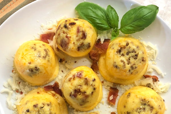 Grab your Instant Pot and get your day started off right with these Cheesy-Bacon Egg Bites. I love egg bites for a few good reasons - they're a great grab-and-go breakfast or snack, they're low carb, AND you can make them in mere MINUTES in your trusty Instant Pot.