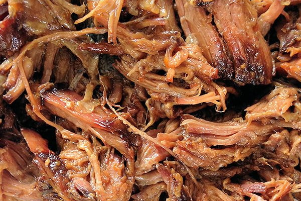 Shredded roast beef.