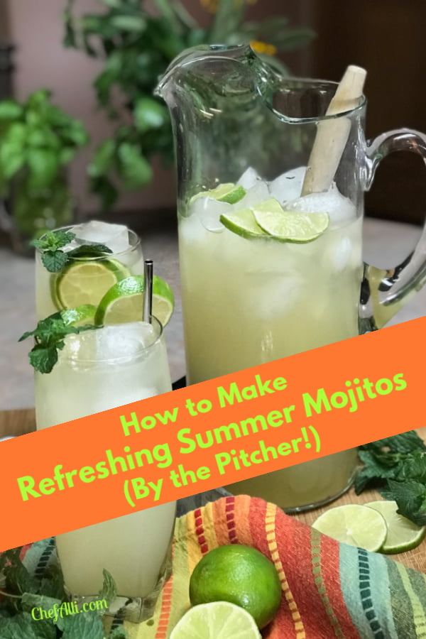 Everyone should make mojitos by the pitcher!