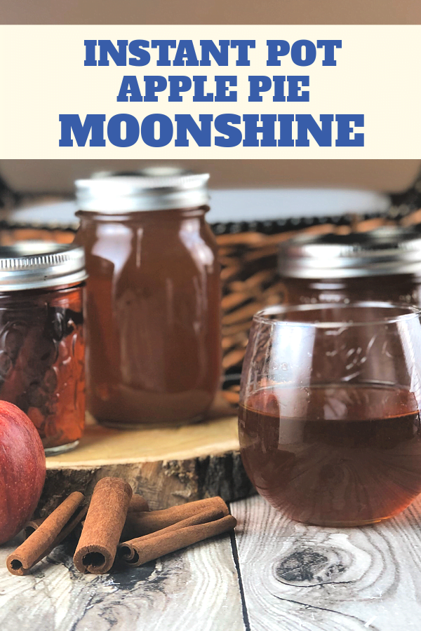 Instant Pot Apple Pie Moonshine makes great gifts. 