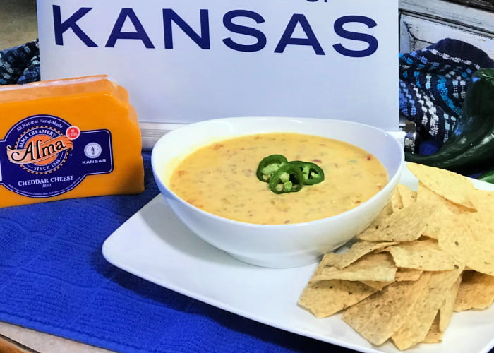 Easy Smoked Queso Dip with Pickled Jalapenos