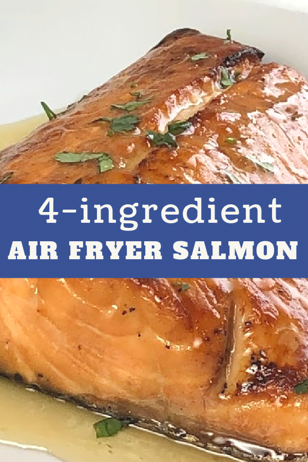 Air Fryer Salmon made in minutes. 