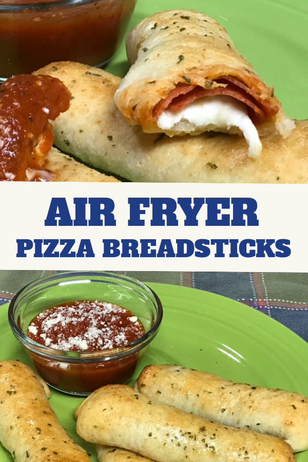 Crank out a golden brown batch of Air Fryer Pizza Breadsticks. 