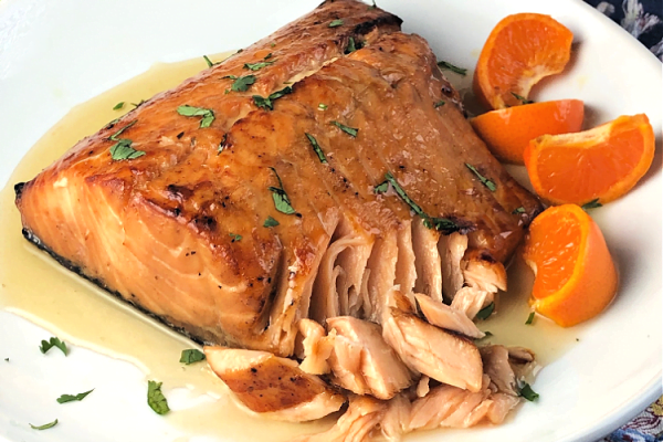 How to Make Air Fryer Honey-Glazed Salmon - Chef Alli
