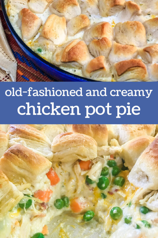 Loaded Bubble-Up Chicken Pot Pie - Chef Alli