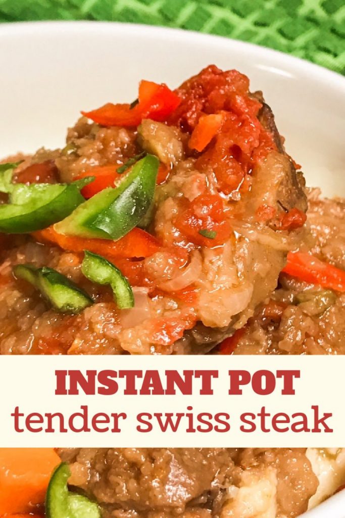 Instant pot cube steak best sale with tomatoes