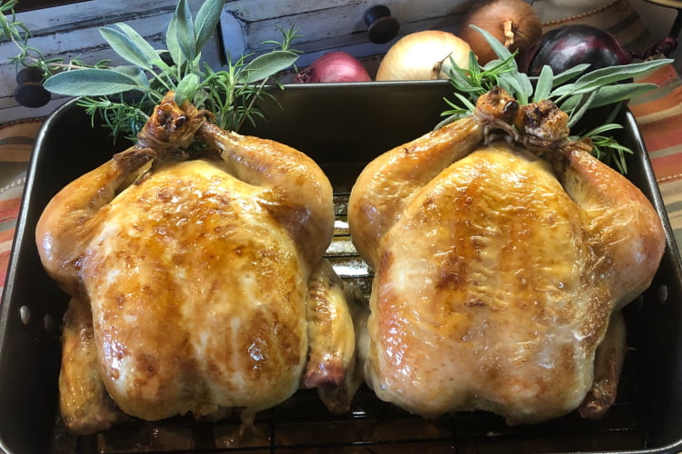 Juicy Whole Roasted Chicken