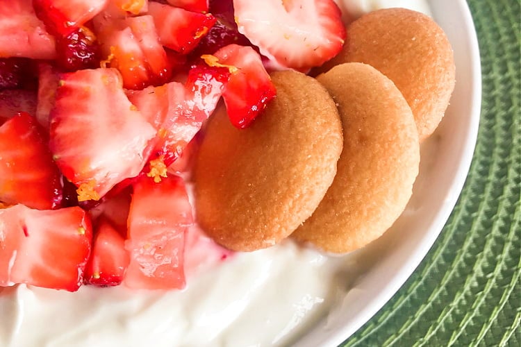 Creamy Strawberry Shortcake Dip - Chef Alli