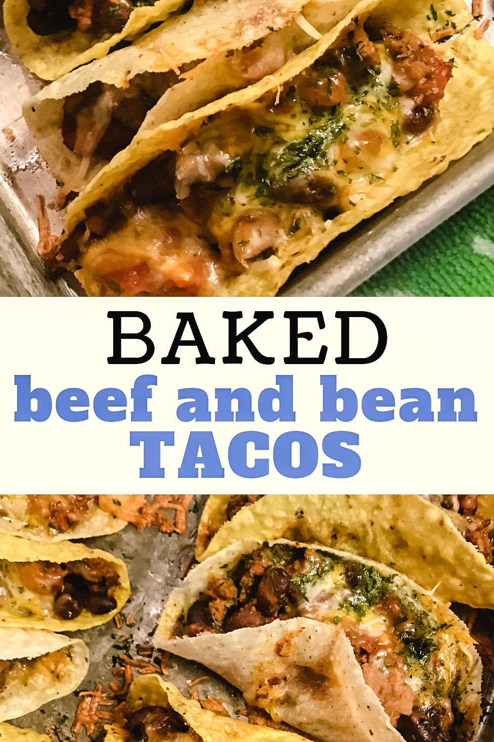 A sheet pan full of baked tacos.