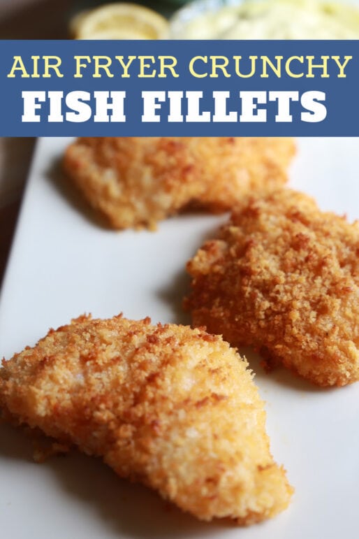 Air Fryer Crispy Fish With Dill Tartar Sauce - Chefalli.com