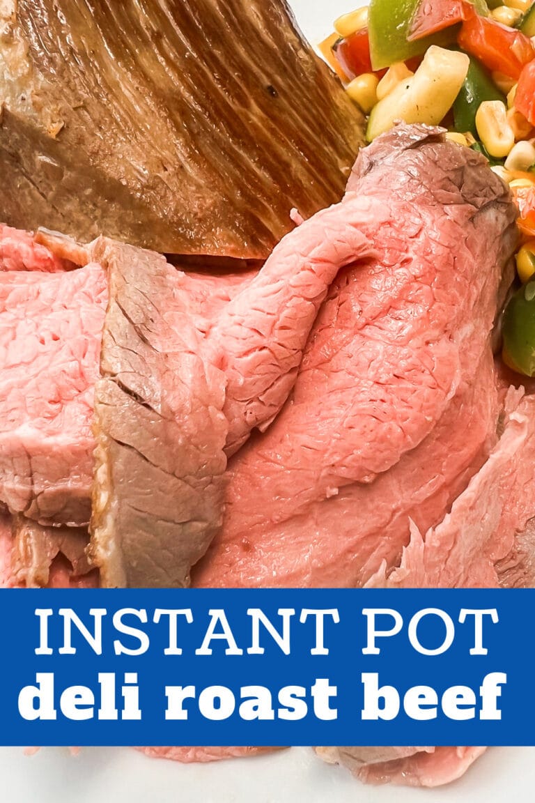 Instant Pot Beef Eye of Round Roast for Deli Style Roast Beef