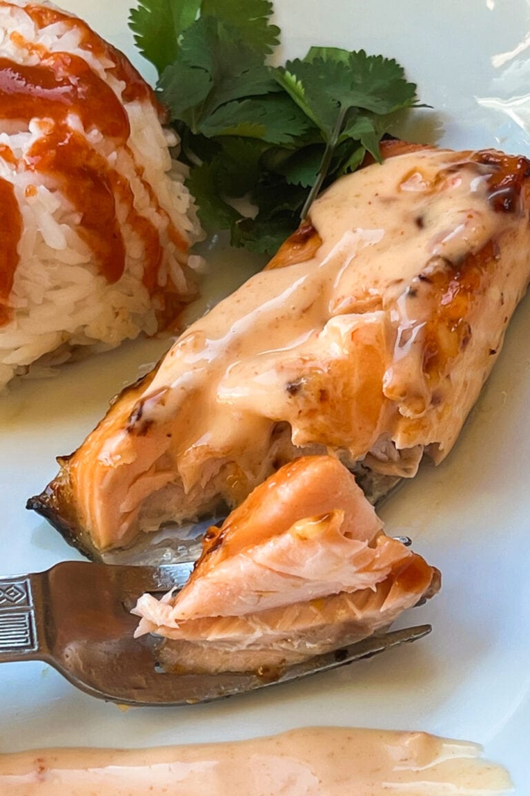 Air Fryer Bang Bang Salmon - ChefAlli.com