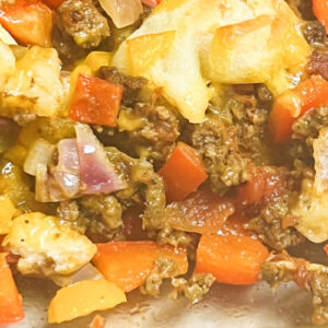 A big serving of Bubble Up Taco Casserole.