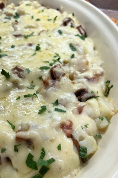 Ham Steak and Creamy Potatoes - Chef Alli