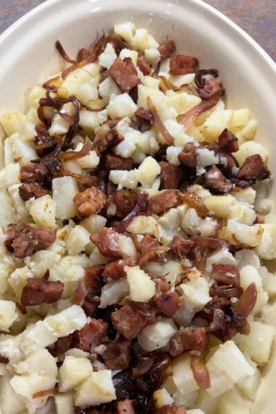 Ham Steak and Creamy Potatoes - Chef Alli