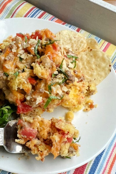 Cowboy Cornbread Casserole - Chef Alli